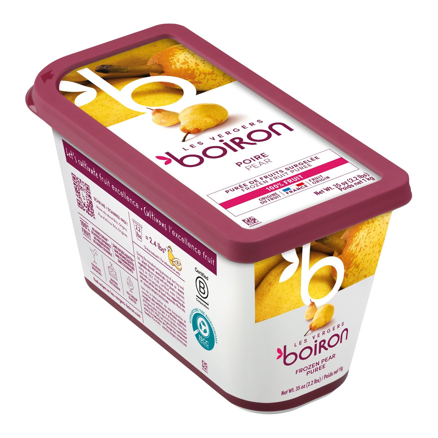 Pear Puree Frozen Local Delivery Only