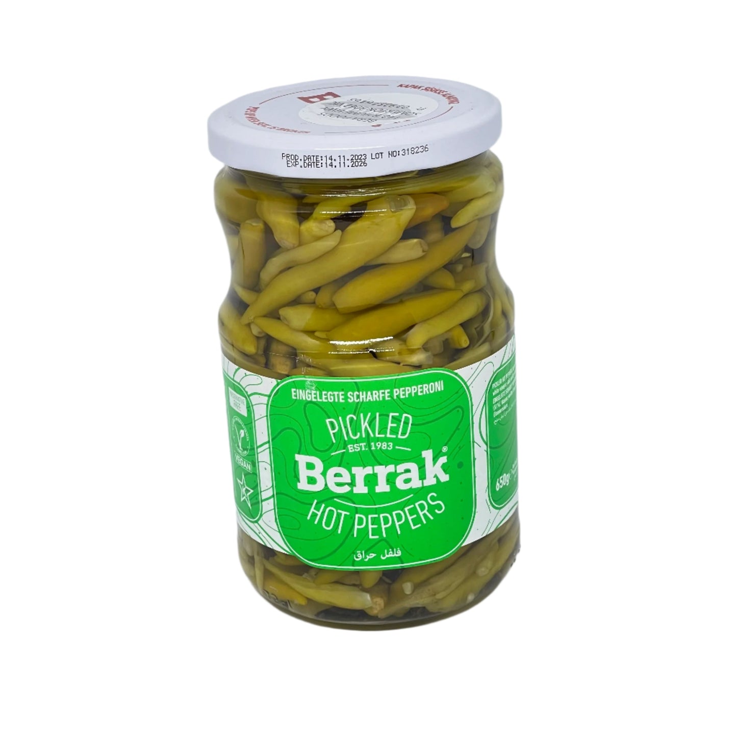 Pickled Berrak Hot Peppers
