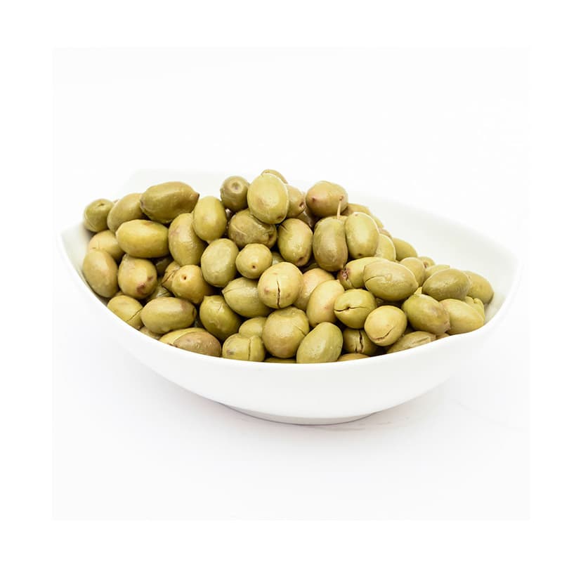 Lebanese Cracked Green Olives