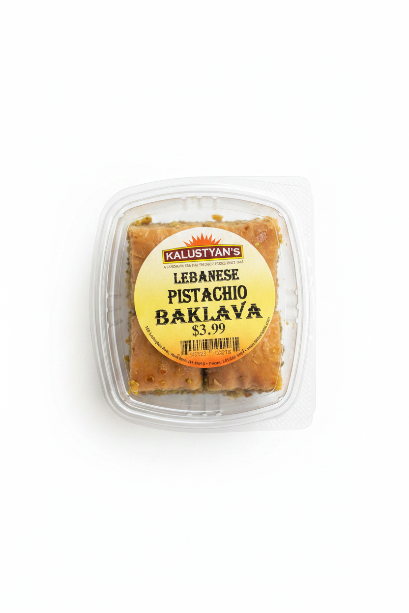 Lebanese Baklava Pistachio
