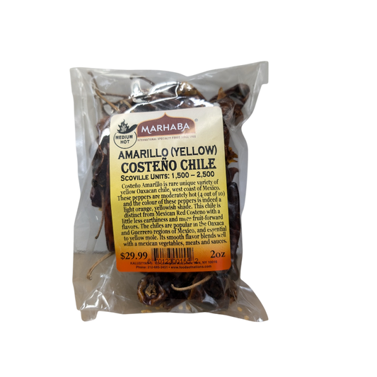 Amarillo (Yellow) Costeno Chile Medium-Hot