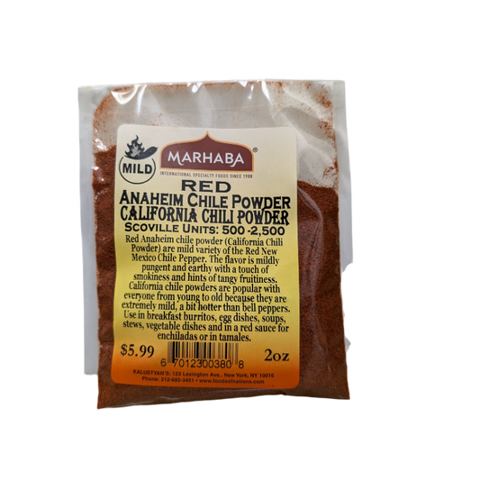 Anaheim Red Chile Powder Mild