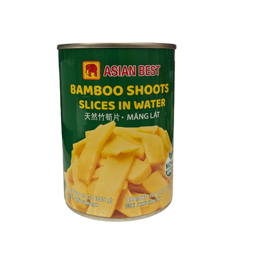 bamboo shoots  sliced in can