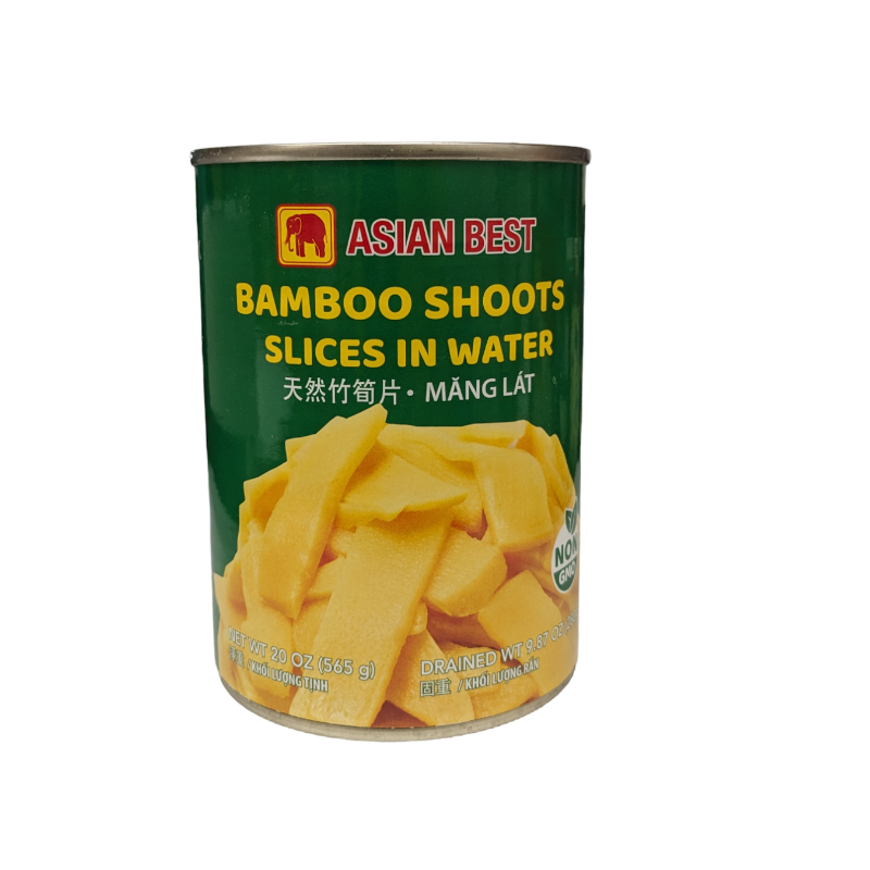 bamboo shoots  sliced in can