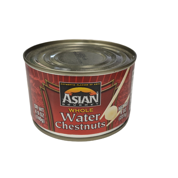 water chestnuts whole in a can
