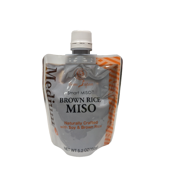 Brown rice miso in a pouch