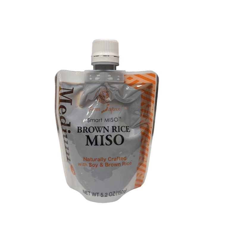 Brown rice miso in a pouch