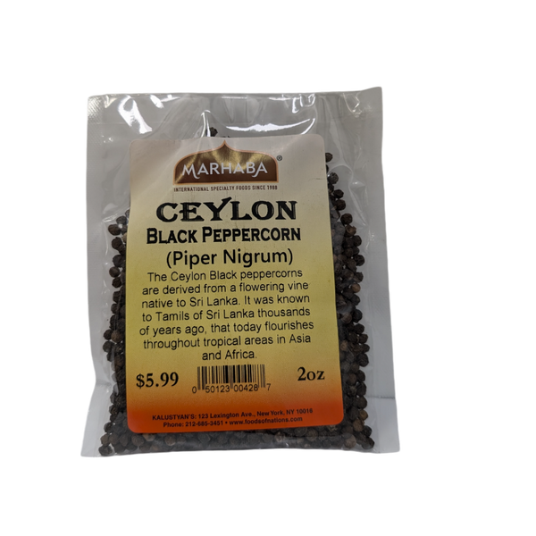 Ceylon Black Peppercorns