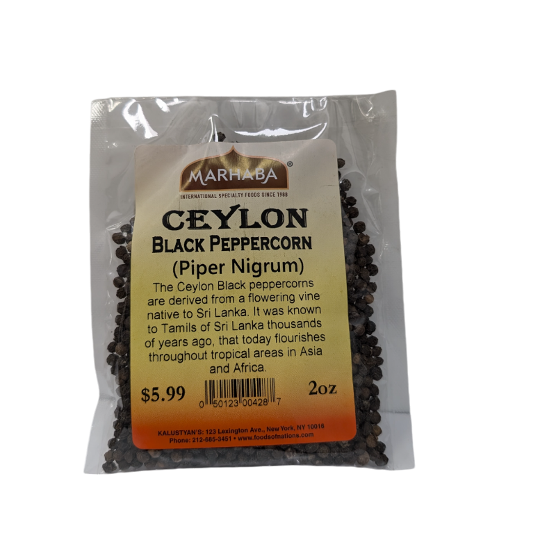 Ceylon Black Peppercorns