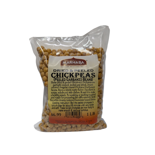 Chickpeas (Garbanzo Beans), Peeled & Dried