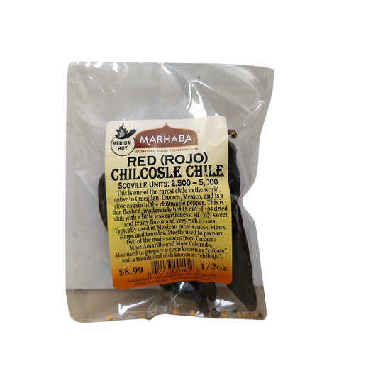 Chilcosles Chile Red (Rojo) Medium-Hot