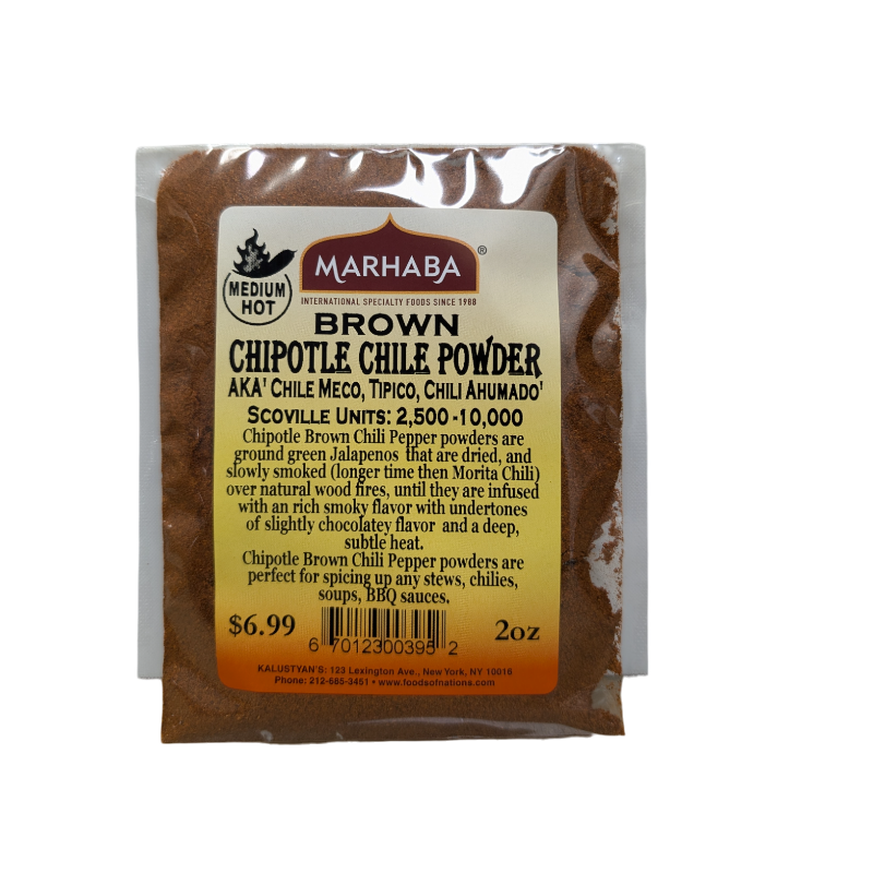 Chipotle Powder Chipotle Chile Powder Brown Medium-Hot – Kalustyan's