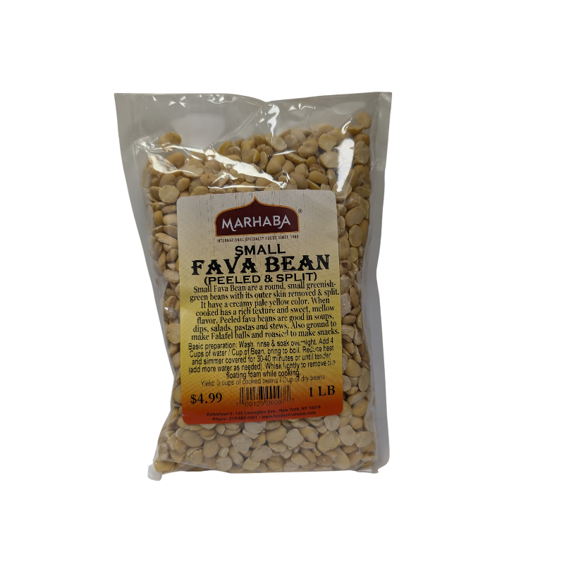 Fava Beans, Small, Peeled & Split