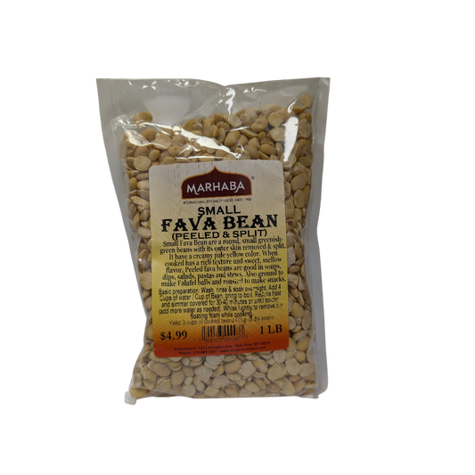 Fava Beans, Small, Peeled & Split