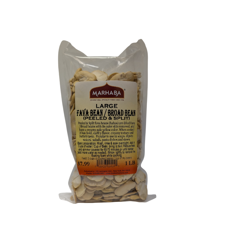 Fava Bean / Broad Beans), Large, Peeled & Split
