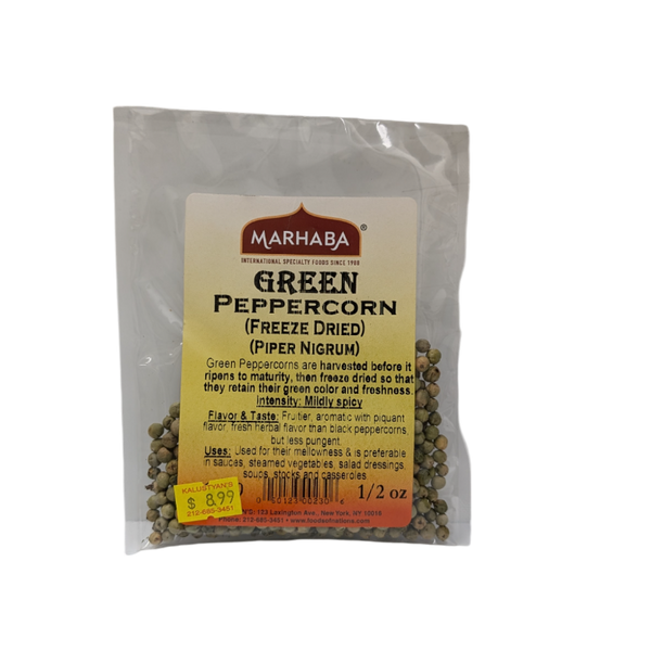 Green Peppercorn Freeze Dried