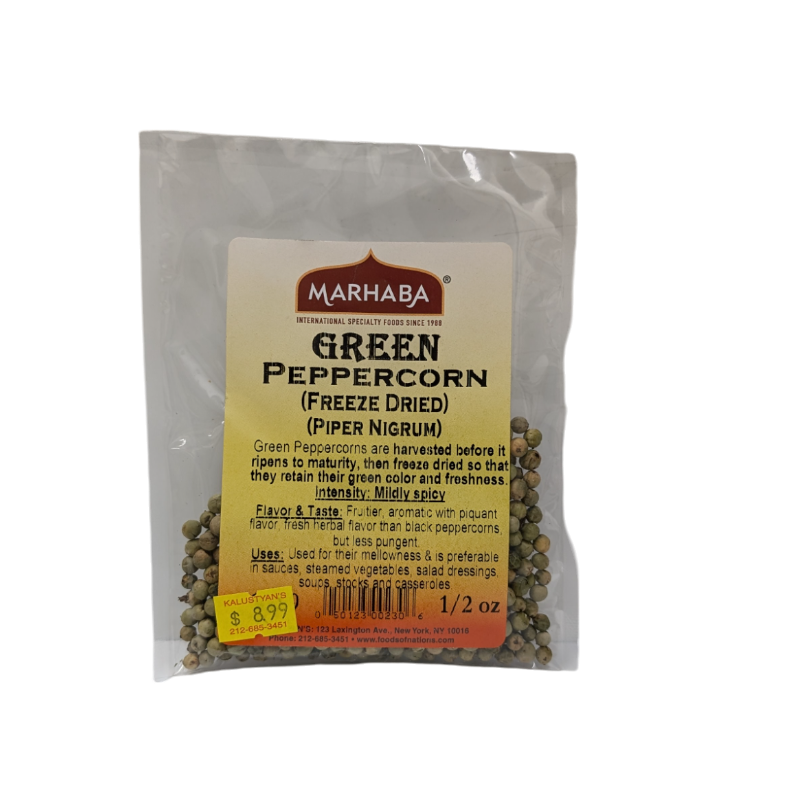 Green Peppercorn Freeze Dried