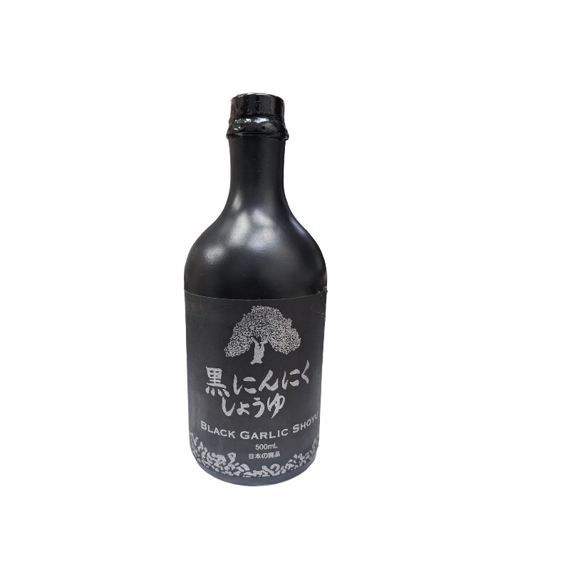 black garlic flavored shoyu