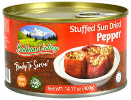 Stuffed Sun Dried Pepper Balkan Valley
