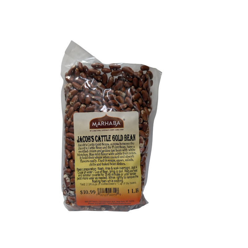 Jacob's Cattle Bean, Gold,