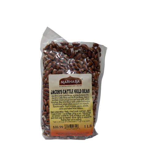 Jacob's Cattle Bean, Gold,