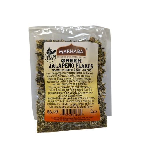 Jalapeno Flakes Green Mild-Hot