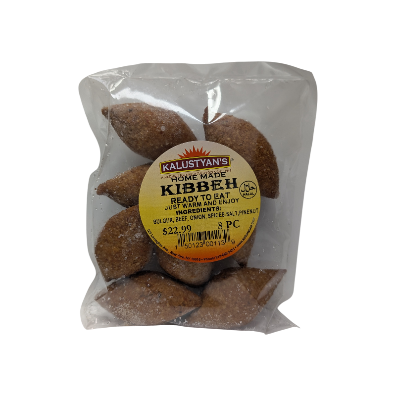 Kibbeh 8 pcs FROZEN LOCAL DELIVERY ONLY