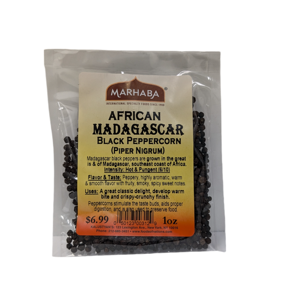 Madagascar Black Peppercorn African