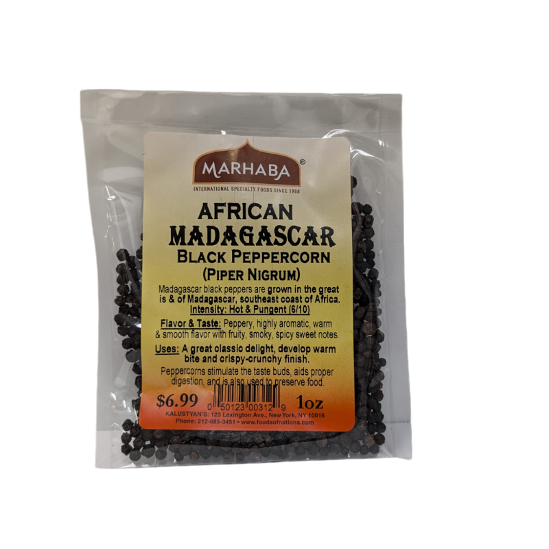 Madagascar Black Peppercorn African