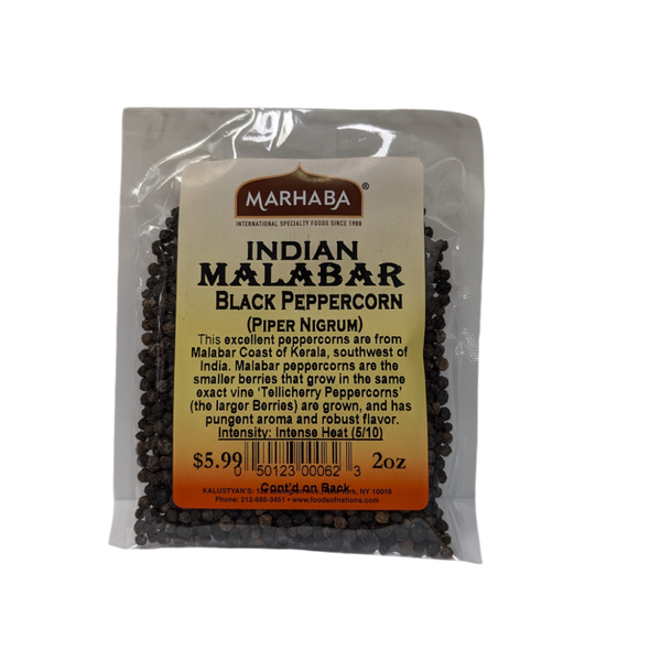 Malabar Black Peppercorn Indian