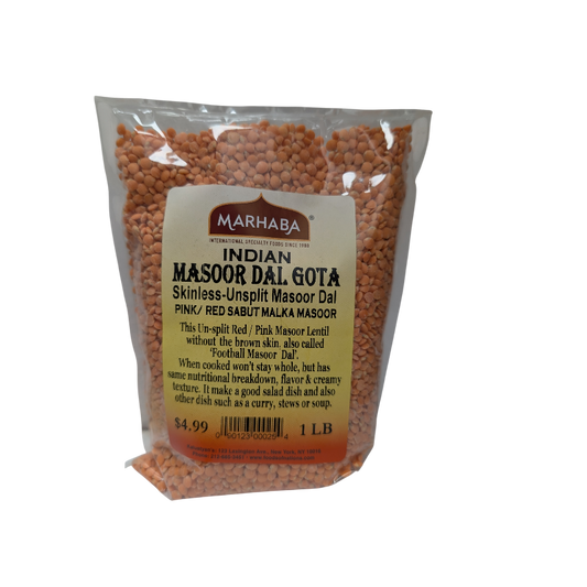 Masoor Dal Gota (UnSplit-Skinless Malka Masoor Dal), Indian
