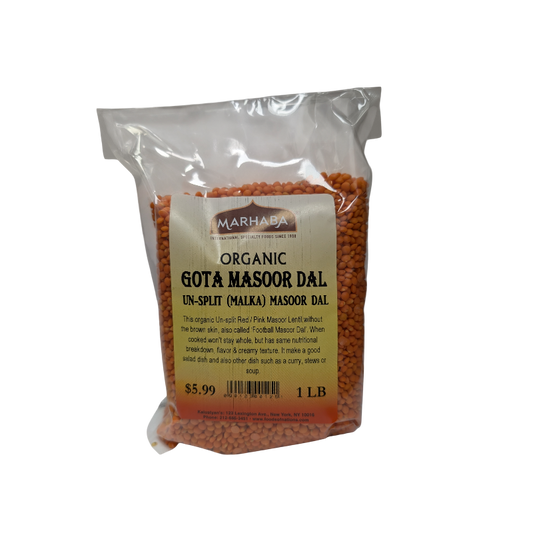 Masoor Dal, Gota (Un-Split Malka Masoor Dal), Organic