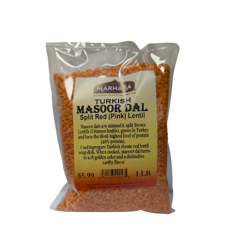 Masoor Dal (Split Red (Pink) Lentils), Turkish