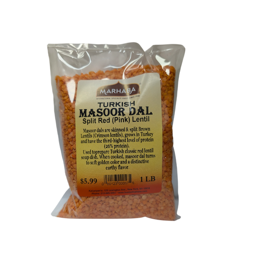 Masoor Dal (Split Red (Pink) Lentils), Turkish