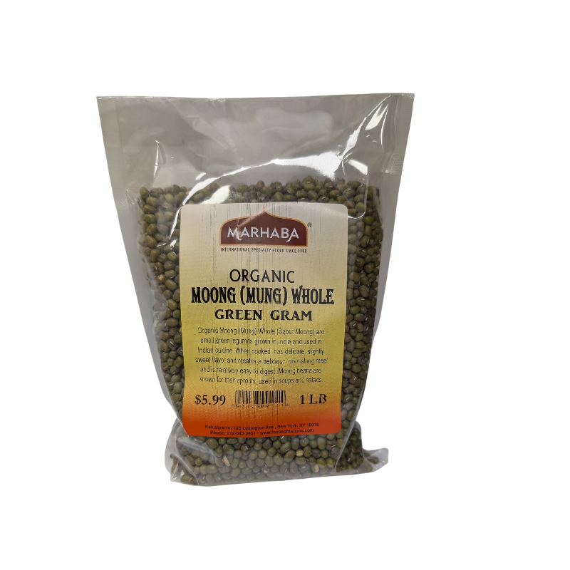 Moong (Mung) Whole, Green Gram, Organic