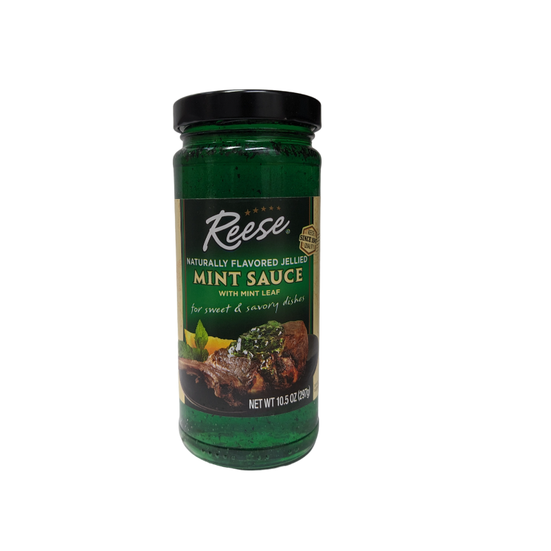 Mint Sauce with Mint Leaf Jellied
