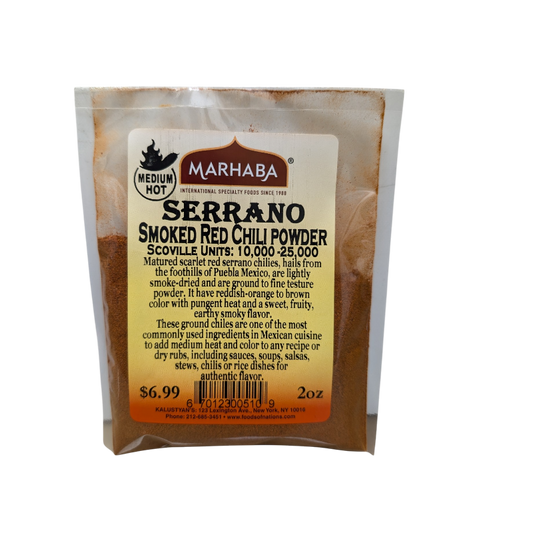 Serrano Smoked Red Chili Powder Medium-Hot