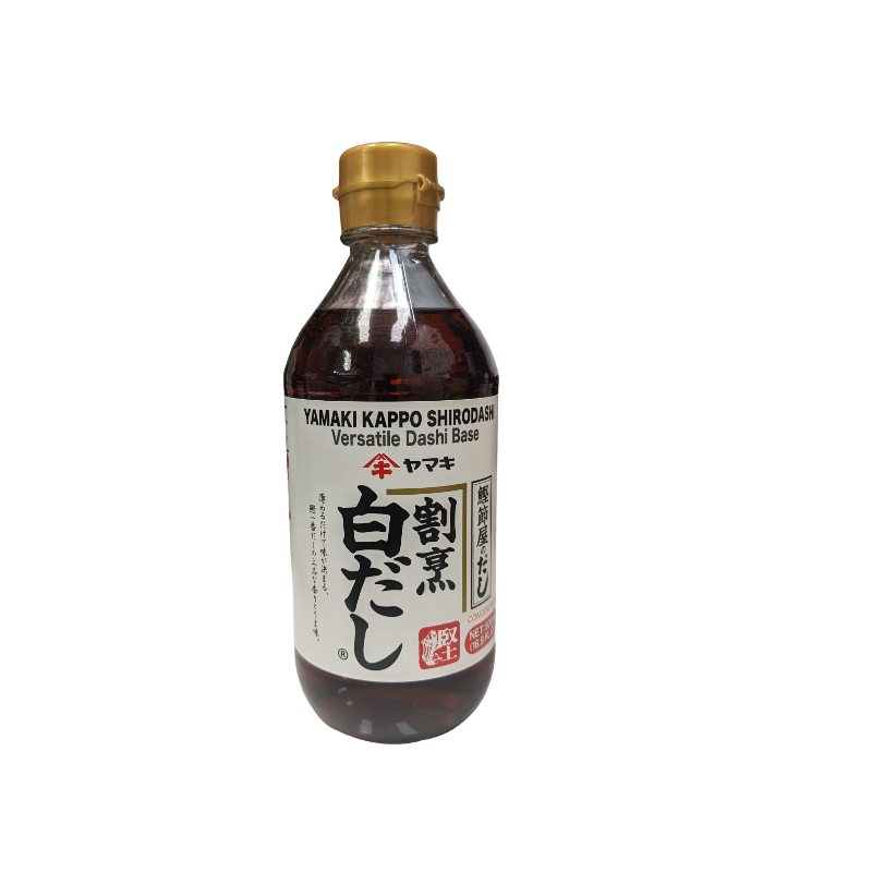 shirodashi in glass bottle