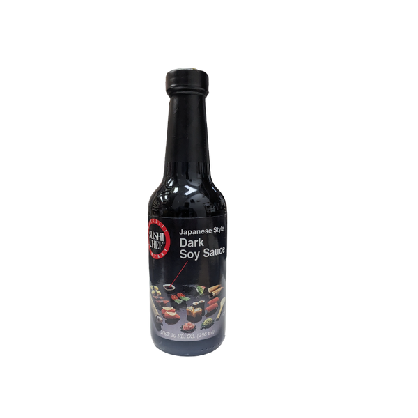 dark soy sauce in a bottle