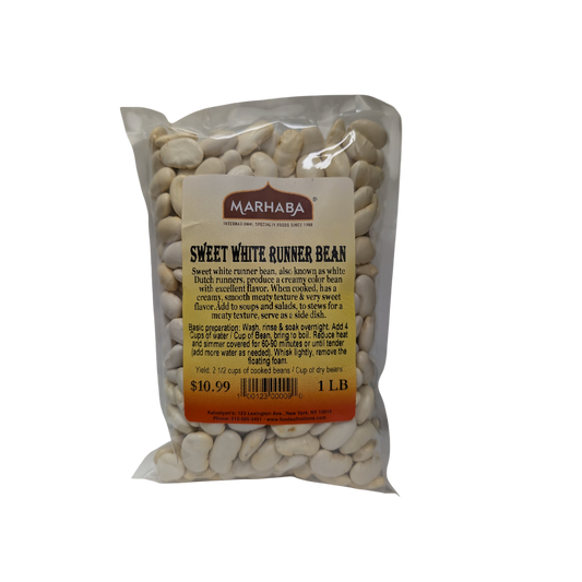 Sweet White Runner Bean