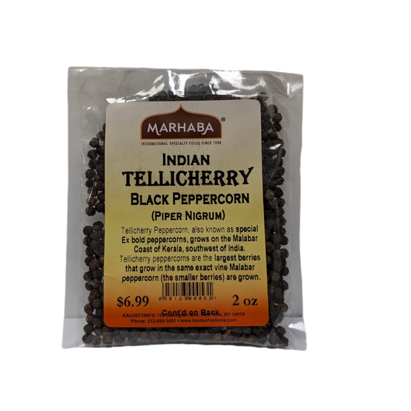 Tellicherry Black Peppercorn Indian