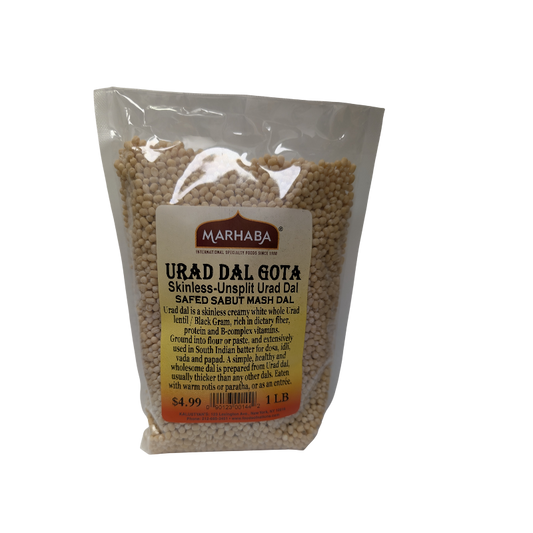 Urad Dal Gota (Skinless-Unsplit Urad Dal), Safed Sabut Mash Dal