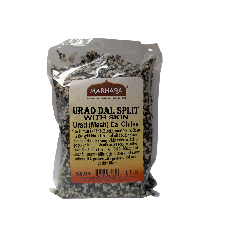 Urad Dal Split w/Skin (Urad/ Mash Dal Chilka)