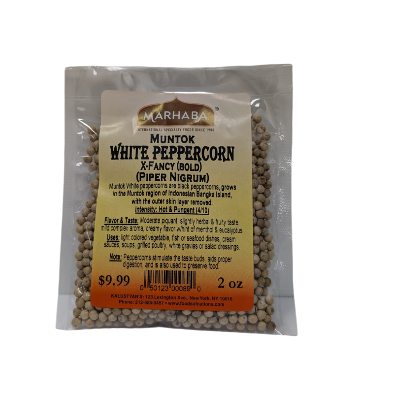 White Peppercorn Muntok X- Fancy Bold