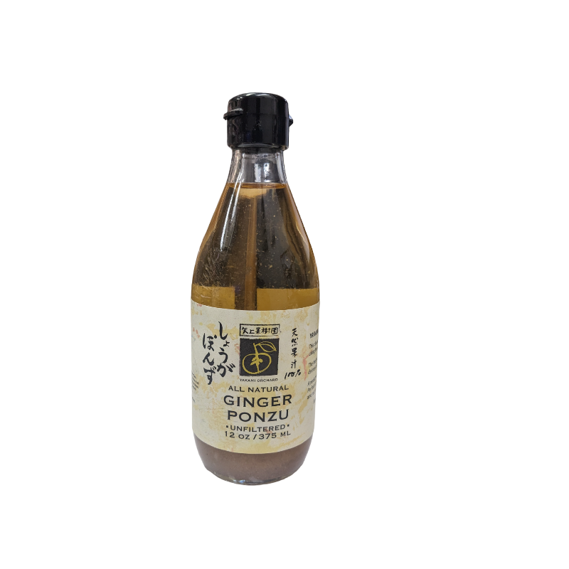 Ginger ponzu in a bottle unfiltered