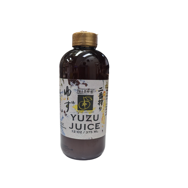 Yuzu juice in a plastic bottle