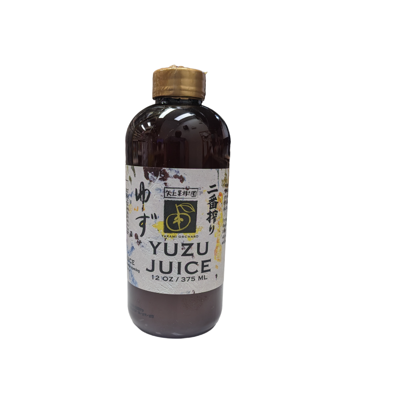 Yuzu juice in a plastic bottle