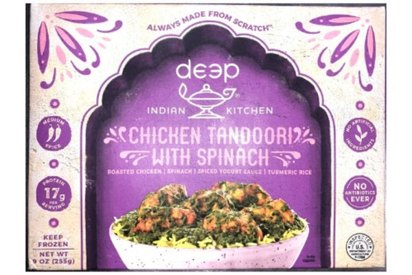 Deep Chicken Tandoori With Spinach 9oz