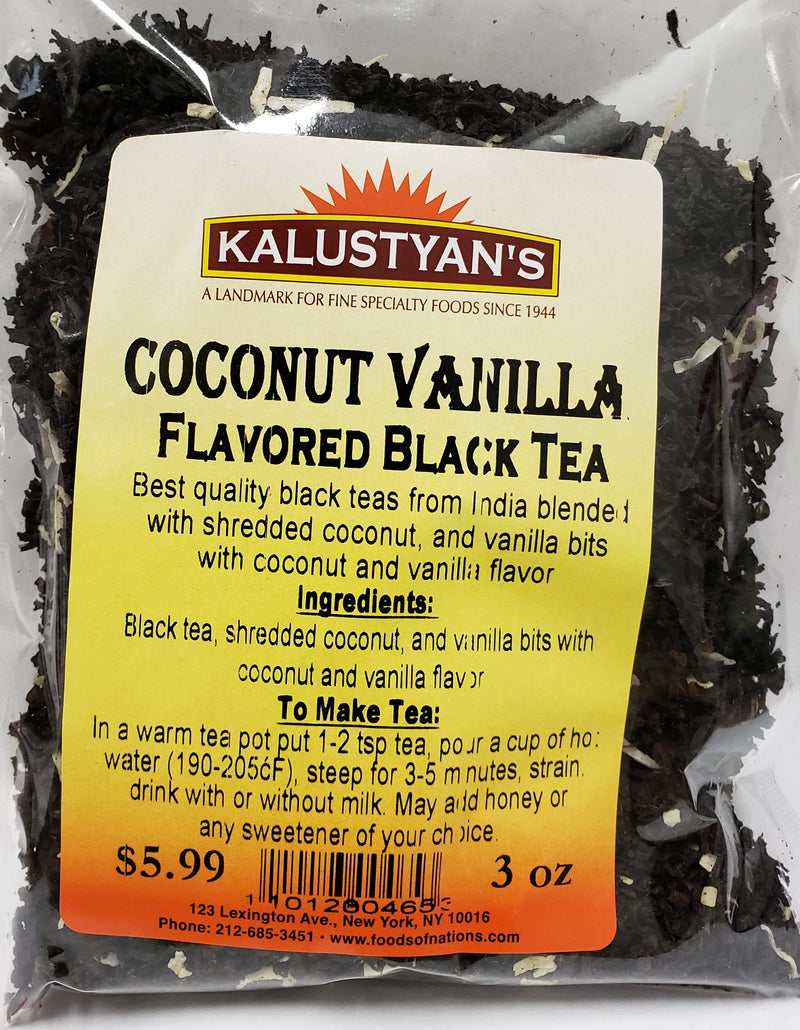 Coconut Vanilla Black Tea w/ Coconut