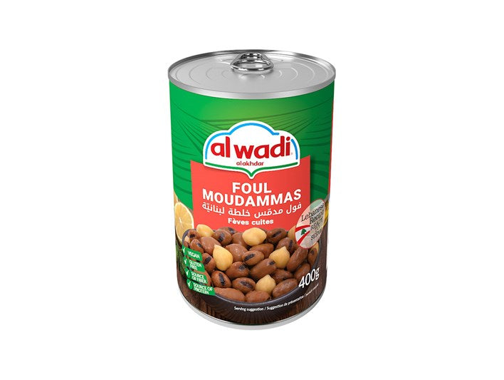 Foul Moudamas Fava Beans with Chickpeas, Lebanese Recipe